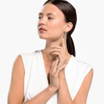 Swarovski Sparkling Dance Ladybug Creoles, red, gold plated - 5537490