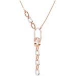 Swarovski Sparkling Dance North Y necklace, white, metallmix - 5559324