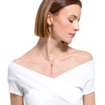 Swarovski Sparkling Dance North Y necklace, white, metallmix - 5559324