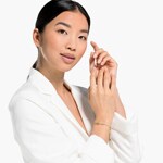 Swarovski Sparkling Dance Rainbow Bangle, Multicoloured, gold plated - 5537493