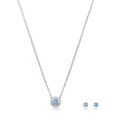 Swarovski Sparkling Dance Round Set | necklace with earring
