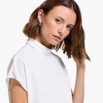 Swarovski Sparkling Ohrringe, türkis, rhodiniert - 5524139