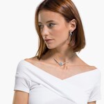 Swarovski Sparkling Set | necklace with earring - 5525354