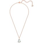 Swarovski Spirit necklace, white, pink gold plated - 5529125