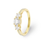 Swarovski Stilla Attract Ring Rund Weiss vergoldet - M5723292