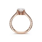 Swarovski Stilla Cocktailring Rund Pavé rosé vergoldet - M5642643