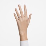 Swarovski Stilla Cocktail Ring Round Silver-tone - M5717941
