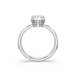 Swarovski Stilla Cocktail Ring Round Silver-tone - M5717941