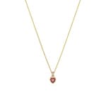 Swarovski Stilla Collier Herz, Rot, Goldlegierungsschicht - 5648750