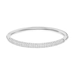 Swarovski Bracelet-jonc Stone, blanc, Acier inoxidable - M5184515