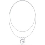 Swarovski Collier Stone, blanc, métal rhodié - 5512604