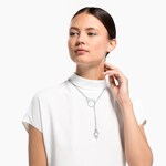 Swarovski Collier Stone, blanc, métal rhodié - 5512604