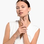 Swarovski Stunning Ginko Ohrringe, weiss, vergoldet - 5518176