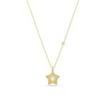 Swarovski Collier Sublima Étoile Multicolore Plaqué or