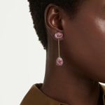 Swarovski Pendants d'oreilles Sublima Taille poire Plaqué or - 5752891