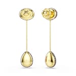 Swarovski Pendants d'oreilles Sublima Taille poire Plaqué or - 5752891