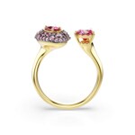 Swarovski Bague Ouverte Sublima Taille poire Plaqué or - M5752897