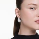 Swarovski Sublima Earrings White Rhodium plated - 5732281