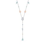 Swarovski Sunny Y-necklace, Multicoloured, rhodium plated - 5518415