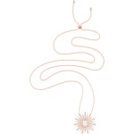 Swarovski Sunshine Halskette, weiss, rosé vergoldet - 5459593