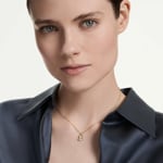 Swarovski Swan Necklace White gold-plated - 5754626