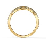 Swarovski Symbolic Lotus Ring, weiss, vergoldet - M5535601