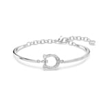 Swarovski Symbolica Bangle Horse Shoe White Rhodium plated