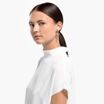 Swarovski Tropical Flower earrings, pink, gold plated - 5520648