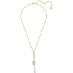 Swarovski Tropical necklace, white, gold plated - 5519249