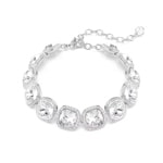 Swarovski Una Angelic Armband Kissen Weiss rhodiniert