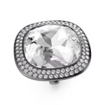 Swarovski Una Angelic Cocktailring Kissenschliff rutheniert - M5760117
