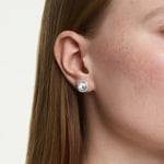 Swarovski Una Angelic Drop-Ohrhänger Kissen Weiss rhodiniert - 5754342