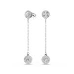Swarovski Una Angelic Drop-Ohrhänger Weiss rhodiniert