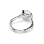 Swarovski Una Angelic Halo Ring Kissenschliff rhodiniert - M5758473