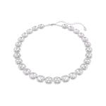 Swarovski Una Angelic Halskette Kissen Weiss rhodiniert
