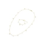 Swarovski Una Angelic Strandage Round White gold-plated - 5742380