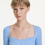 Swarovski Una Angelic Strandage Round White gold-plated - 5742380