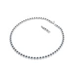 Swarovski Una Angelic Tennis Halskette Rund Blau rhodiniert - 5733402