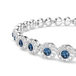 Swarovski Una Angelic Tennisarmband Blau rhodiniert - 5733401