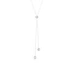 Swarovski Una Angelic Y-Collier Rund Weiss rhodiniert - 5733067