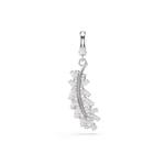 Swarovski Vienna Charm Pendant Feather Rhodium plated - 5757739