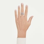 Swarovski Vienna Ring Mixed Cuts Feather White Rhodium plated - M5757835