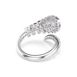 Swarovski Vienna Ring Mixed Cuts Feather White Rhodium plated - M5757835