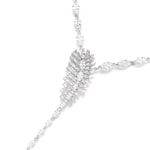 Swarovski Collier en Y Vienna Plume Blanc rhodié - 5749265