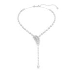 Swarovski Collier en Y Vienna Plume Blanc rhodié - 5749265