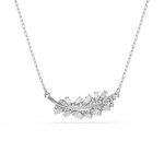 Swarovski Vienna Necklace Feather White Rhodium plated - 5756111