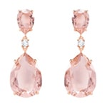 Swarovski boucles d’oreilles Vintage, métal doré rose - 5424361