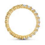 Swarovski Bague Mémoire Vittore, métal doré - M5535246