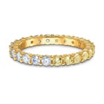 Swarovski Bague Mémoire Vittore, métal doré - M5535246