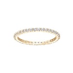 Swarovski Bague Mémoire Vittore, blanc, métal doré - M5531162